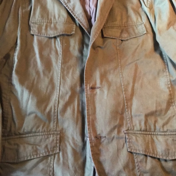 Armani exchange khaki military field jacket. XL. - Picture 2 of 14